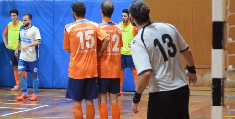 Imatge del derbi de la primera volta